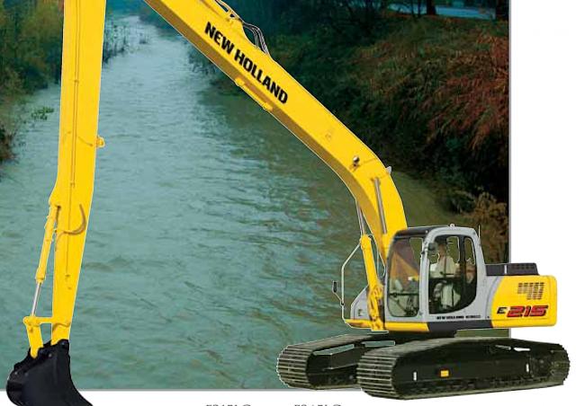 New Holland E 215 LCM Fiches techniques données techniques 2005 2007