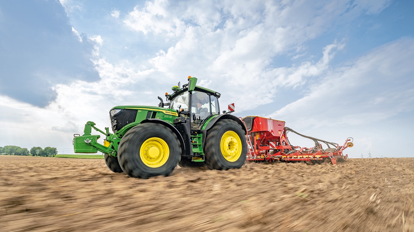 John Deere 6R 215 Fiches techniques données techniques 2021 2024