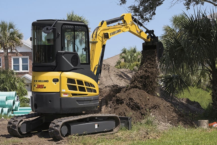 New Holland E 35 SR Fiches techniques & données techniques (2005-2007 ...